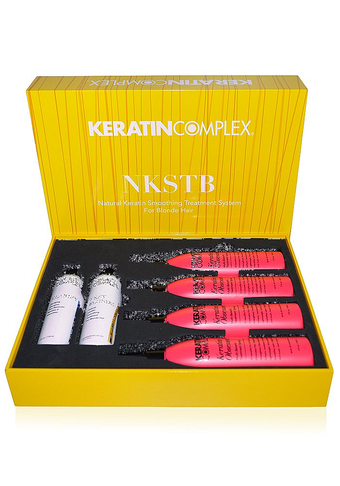 K2STNKSBS4 Natural Keratin Smoothing Treatment Blonde 4oz Kit